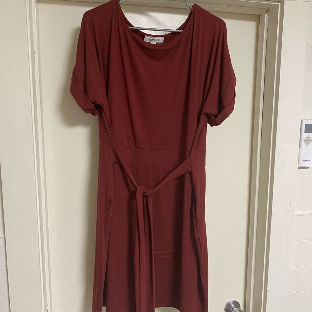 Maroon dress